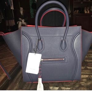 Celine phantom navy & red
